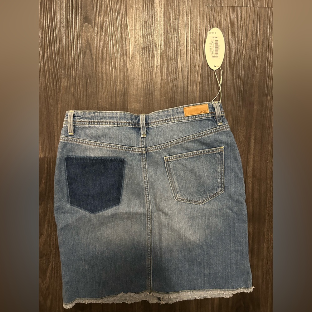 Stylish Blue Denim Midi Skirt